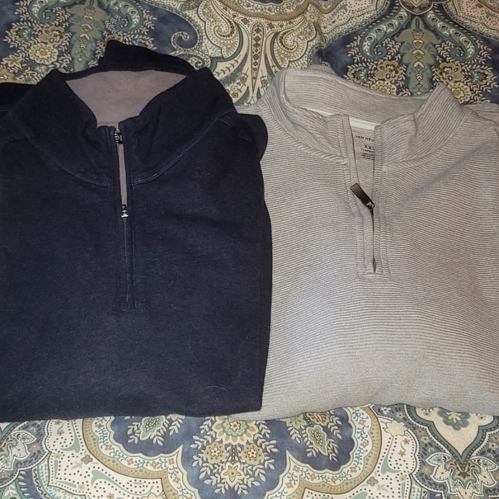 Bundles of Men's Pullover Quarter Zip Sweater 2XL/XXL